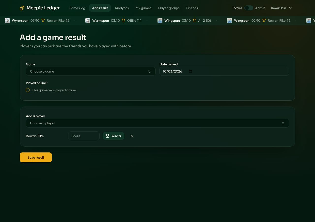 Add result page preview